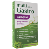 Multigastro Wzdęcia, 20 tabletek do żucia - miniaturka zdjęcia produktu