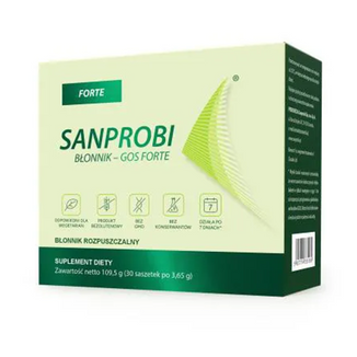 Sanprobi Błonnik-GOS Forte, 30 saszetek USZKODZONE OPAKOWANIE - zdjęcie produktu