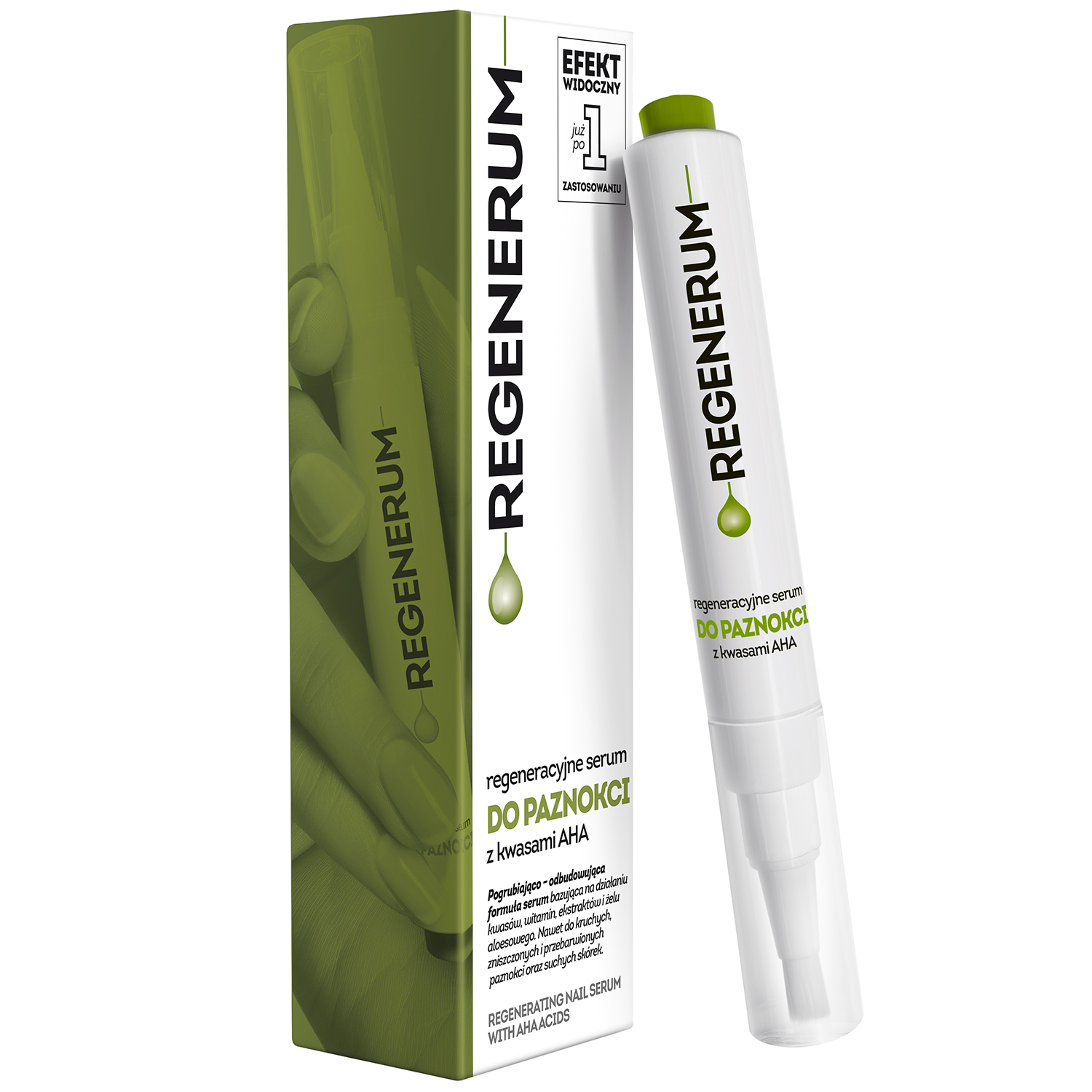 Regenerum Regenerum, regenerierend serum für die Nägel mit Säuren AHA, 4 ml — Inhaltsstoffe und Bewertung