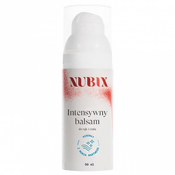 Nieznana Nubix, balsam regenerujący, dłonie i ciało, 50 ml