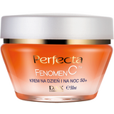Perfecta Fenomen C 50+, przeciwzmarszczkowy krem do twarzy na dzień i na noc, 50 ml - miniaturka zdjęcia produktu
