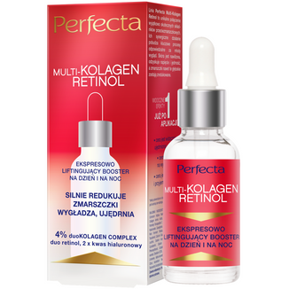 Perfecta Multikolagen Retinol, ekspresowo liftingujące serum na dzień i na noc, 30 ml - zdjęcie produktu