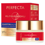 Perfecta Klinika Wieku 60+, elastynowy krem intensywnie odżywczy na noc, 50 ml - miniaturka zdjęcia produktu