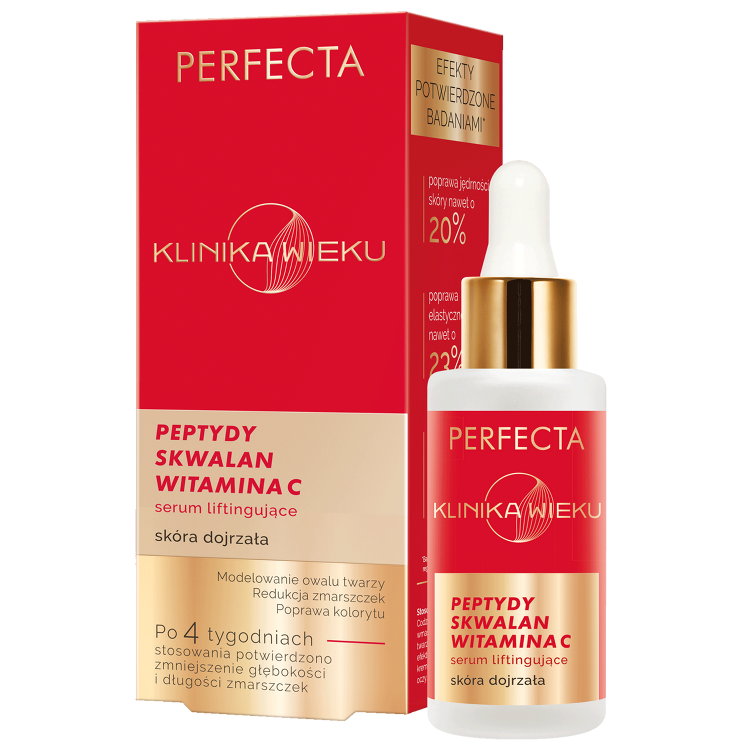 Perfecta Perfecta Klinika Wieku, serum liftend für das Gesicht, 30 ml — Inhaltsstoffe und Bewertung