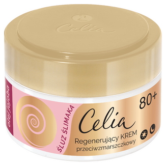 Celia Śluz Ślimaka 80+, regenerujący krem przeciwzmarszczkowy z olejem jojoba, 50 ml - zdjęcie produktu