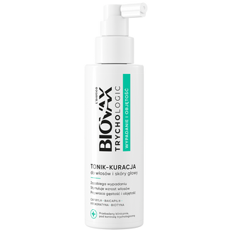 Biovax Trychologic Wypadanie i Objętość, tonik-kuracja do włosów i skóry głowy, 150 ml - zdjęcie produktu