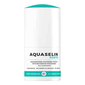 Aquaselin Forte, antyperspirant-kuracja dla skóry wrażliwej, roll-on, 50 ml - zdjęcie produktu