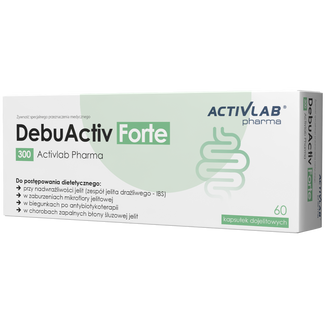 Activlab Pharma DebuActiv Forte 300, 60 kapsułek dojelitowych Activlab Pharma DebuActiv Forte 300, 60 kapsułek dojelitowych - zdjęcie produktu
