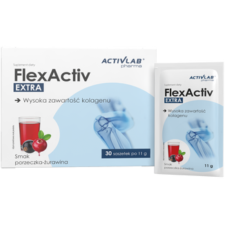 Activlab Pharma FlexActiv Extra, smak porzeczkowo-żurawinowy, 30 saszetek - zdjęcie produktu