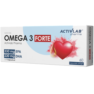 Activlab Pharma Omega Forte, 60 kapsułek miękkich Activlab Pharma Omega Forte, 60 kapsułek miękkich - zdjęcie produktu