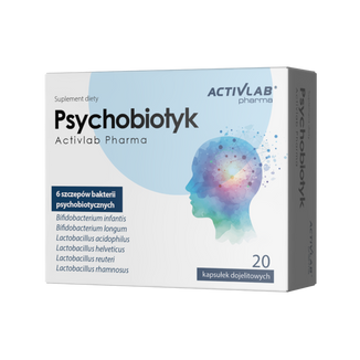Activlab Pharma Psychobiotyk, 20 kapsułek dojelitowych - zdjęcie produktu