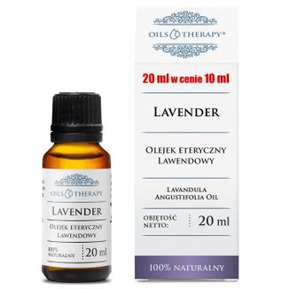 Optima Natura, olejek eteryczny lawendowy, 20 ml - zdjęcie produktu