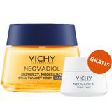 Vichy Neovadiol Magistral, odżywczy, modelujący owal twarzy krem na noc, skóra sucha, dojrzała, 50 ml + krem na noc przeciw wiotczeniu skóry, 15 ml gratis - miniaturka zdjęcia produktu