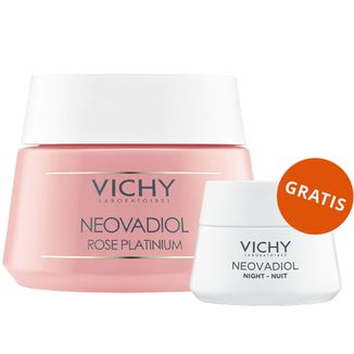 Vichy Neovadiol Rose Platinum, wzmacniający, rewitalizujący krem na dzień, skóra dojrzała, 50 ml + krem na noc przeciw wiotczeniu skóry, 15 ml gratis - zdjęcie produktu