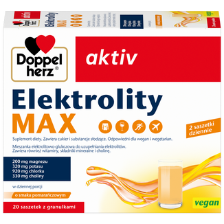 Doppelherz aktiv Elektrolity Max, 20 saszetek - zdjęcie produktu