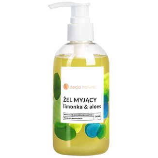 Opcja Natura, żel myjący, limonka & aloes, 250 ml - zdjęcie produktu