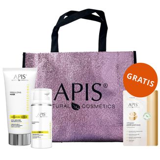 Zestaw Apis Professional Ceramide Repair, maska z ceramidami i beta-glukanem, 200 ml + krem z ceramidami i kwasami omega, 100 ml + torba i płatki pod oczy, 2 sztuki gratis Zestaw Apis Professional Ceramide Repair, maska z ceramidami i beta-glukanem, 200 ml + krem z ceramidami i kwasami omega, 100 ml + torba i płatki pod oczy, 2 sztuki gratis - zdjęcie produktu