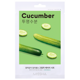 Missha Airy Fit Sheet Mask Cucumber, maska w płachcie, 1 sztuka - miniaturka zdjęcia produktu