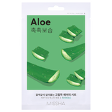 Missha Airy Fit Sheet Mask Aloe, maska w płachcie, 1 sztuka - miniaturka zdjęcia produktu