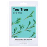 Missha Airy Fit Sheet Mask Tea Tree, maska w płachcie, 1 sztuka - miniaturka zdjęcia produktu