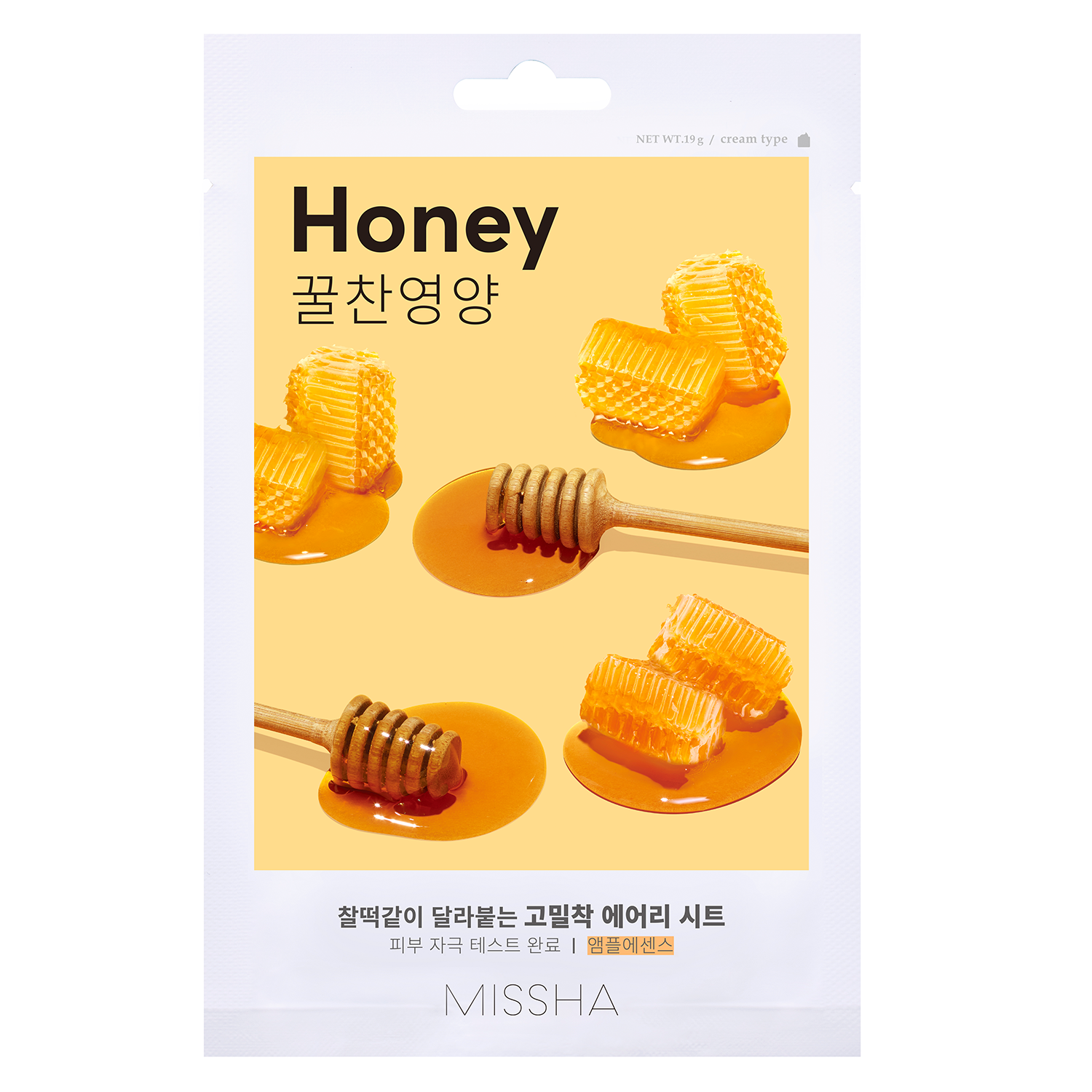 Nieznana Missha Airy Fit Sheet Mask Honey, maska w płachcie, 1 sztuka