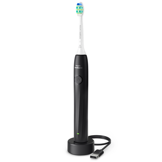 Philips Sonicare 2100 Series, szczoteczka soniczna, HX4021/02, czarna, 1 sztuka - zdjęcie produktu