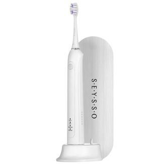 Seysso Carbon Basic White, szczoteczka soniczna z etui podróżnym, 1 sztuka - zdjęcie produktu
