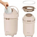 Lionelo Purebin Beige Sand, kosz na zużyte pieluszki - miniaturka zdjęcia produktu