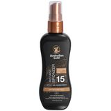 Australian Gold Instant Bronzer Spray Gel, żel w sprayu do opalania z bronzerem, SPF 15, travel size, 100 ml - miniaturka zdjęcia produktu