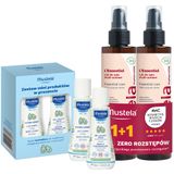 Zestaw Mustela Maternite Essential Care, wielofunkcyjne mleczko do ciała, dla kobiet w ciąży i po porodzie, 200 ml + 200 ml gratis + żel do mycia, 50 ml + mleczko do ciała, 50 ml - miniaturka zdjęcia produktu