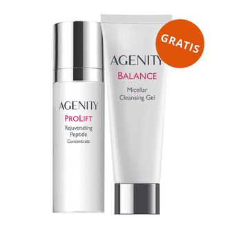 Agenity 4° ProLift, odmładzający koncentrat peptydowy, 30 ml + micelarny żel oczyszczający, 40 ml gratis - zdjęcie produktu