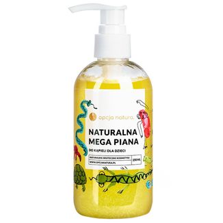 Opcja Natura, naturalna mega piana do kąpieli dla dzieci, 250 ml - zdjęcie produktu