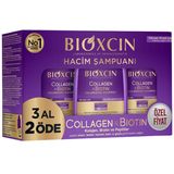 Bioxcin Collagen & Biotin, szampon dodający włosom objętości, przeciw wypadaniu, 3 x 300 ml - miniaturka zdjęcia produktu