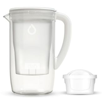 Dafi Prisma Led, szklany dzbanek filtrujący 2,5 l, biały + filtr Unimax, 1 sztuka Dafi Prisma Led, szklany dzbanek filtrujący 2,5 l, biały + filtr Unimax, 1 sztuka - zdjęcie produktu