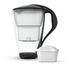 Dafi Crystal Led, szklany dzbanek filtrujący 2 l, czarny + filtr Unimax, 1 sztuka - 1 Dafi Crystal Led, szklany dzbanek filtrujący 2 l, czarny + filtr Unimax, 1 sztuka - miniaturka zdjęcia produktu