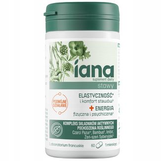 Iana Stawy Elastyczność + Energia, 60 tabletek - zdjęcie produktu