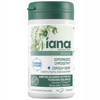 Iana Stawy Odporność Chrząstki + Zdrowy Sen, 60 tabletek - zdjęcie produktu