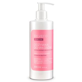Sylveco Pure Line, odżywka do włosów wzmacniająco-regenerująca, 300 ml - zdjęcie produktu