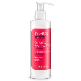 Sylveco Pure Line, olejek na rozstępy z retinolem, 200 ml - zdjęcie produktu