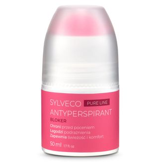Sylveco Pure Line, antyperspirant roll-on, bloker, 50 ml Sylveco Pure Line, antyperspirant roll-on, bloker, 50 ml - zdjęcie produktu