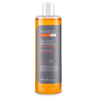 Sylveco Pure Line Men, żel pod prysznic 3w1 energetyzująco-łagodzący, 400 ml Sylveco Pure Line Men, żel pod prysznic 3w1 energetyzująco-łagodzący, 400 ml - zdjęcie produktu