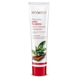Sylveco, pasta do zębów cynamonowa bez fluoru, 100 ml Sylveco, pasta do zębów cynamonowa bez fluoru, 100 ml - zdjęcie produktu