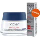 Vichy Liftactiv, przeciwzmarszczkowy krem ujędrniający z kwasem hialuronowym na noc, 50 ml + serum przeciwzmarszczkowe, 10 ml gratis - miniaturka zdjęcia produktu