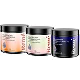 Zestaw Reme Kolagenowa Formuła Piękna, smak pomarańcza-marakuja, 150 g + smak truskawka-opuncja figowa, 150 g + Men Kolagenowa Formuła dla Niego, smak czarnej porzeczki, 150 g - miniaturka zdjęcia produktu