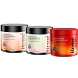 Zestaw Reme Kolagenowa Formuła Piękna, smak pomarańcza-marakuja, 150 g + smak truskawka-opuncja figowa, 150 g + Renew Kompleksowa Formuła Anti-Age, proszek, 150 g - miniaturka zdjęcia produktu