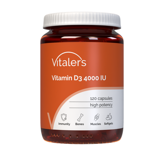 Vitaler's Witamina D3 4000 IU, 120 kapsułek - zdjęcie produktu