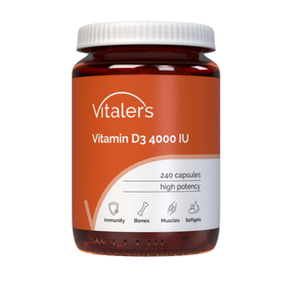 Vitaler's Witamina D3 4000 IU, 240 kapsułek - zdjęcie produktu