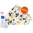 Zestaw Mustela Bebe Enfant Hydra Bebe, mleczko do ciała, od urodzenia, 100 ml + żel do higieny intymnej dla dzieci i niemowląt, od urodzenia, 200 ml + pieluszka bambusowa gratis - miniaturka  zdjęcia produktu