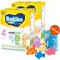 Zestaw Bebiko Junior 4 Nutriflor Expert, odżywcza formuła na bazie mleka, powyżej 2 roku, 2 x 600 g + Canpol Babies, zestaw zabawek do kąpieli z przyssawkami, 5 sztuk gratis - miniaturka  zdjęcia produktu
