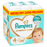 Pampers Premium Care 4 (9-14 kg), pieluchy, 156 sztuk USZKODZONE OPAKOWANIE - miniaturka zdjęcia produktu